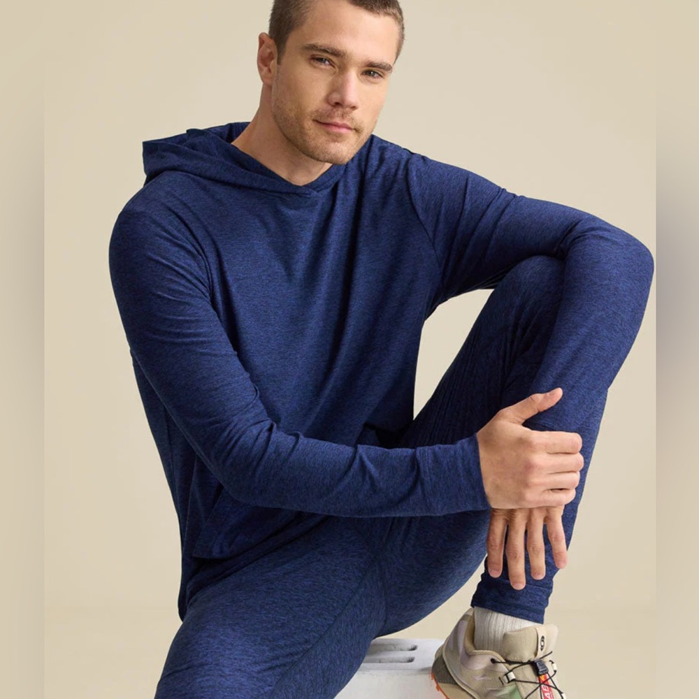 Outdoor Viiced Cloudknit Hoodie,‎ Navy size S EUC - Picture 2 of 6